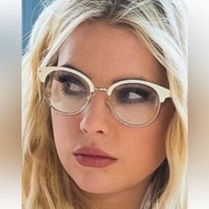 Prive Revaux Women cat eye tan opticals glasses tan beige